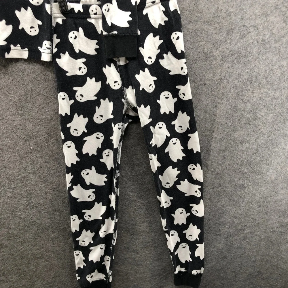 Hanna Andersson Halloween Ghost Long PJ Set Organic Cotton Size 120 US 6-7